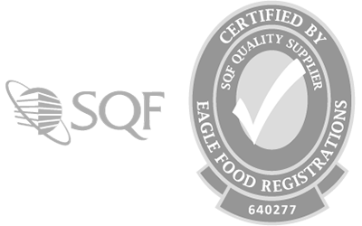 SQF Certified by Eagle Food Registrations